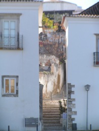 If in Tavira would you say you are going up steps