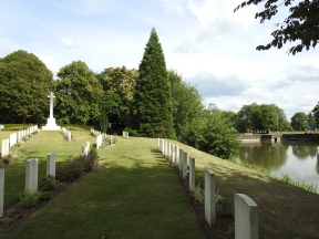 A CWGC cemetery in Ypres